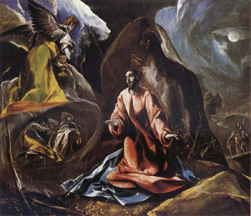 El Greco The Agony in the Garden Norge oil painting art
